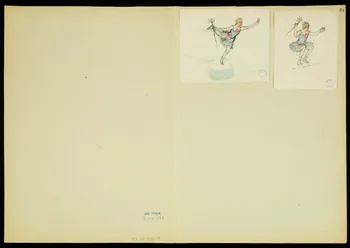 partie d'un ensemble de dessins Numéros d'acrobates 1968.102.5351.19 Photo