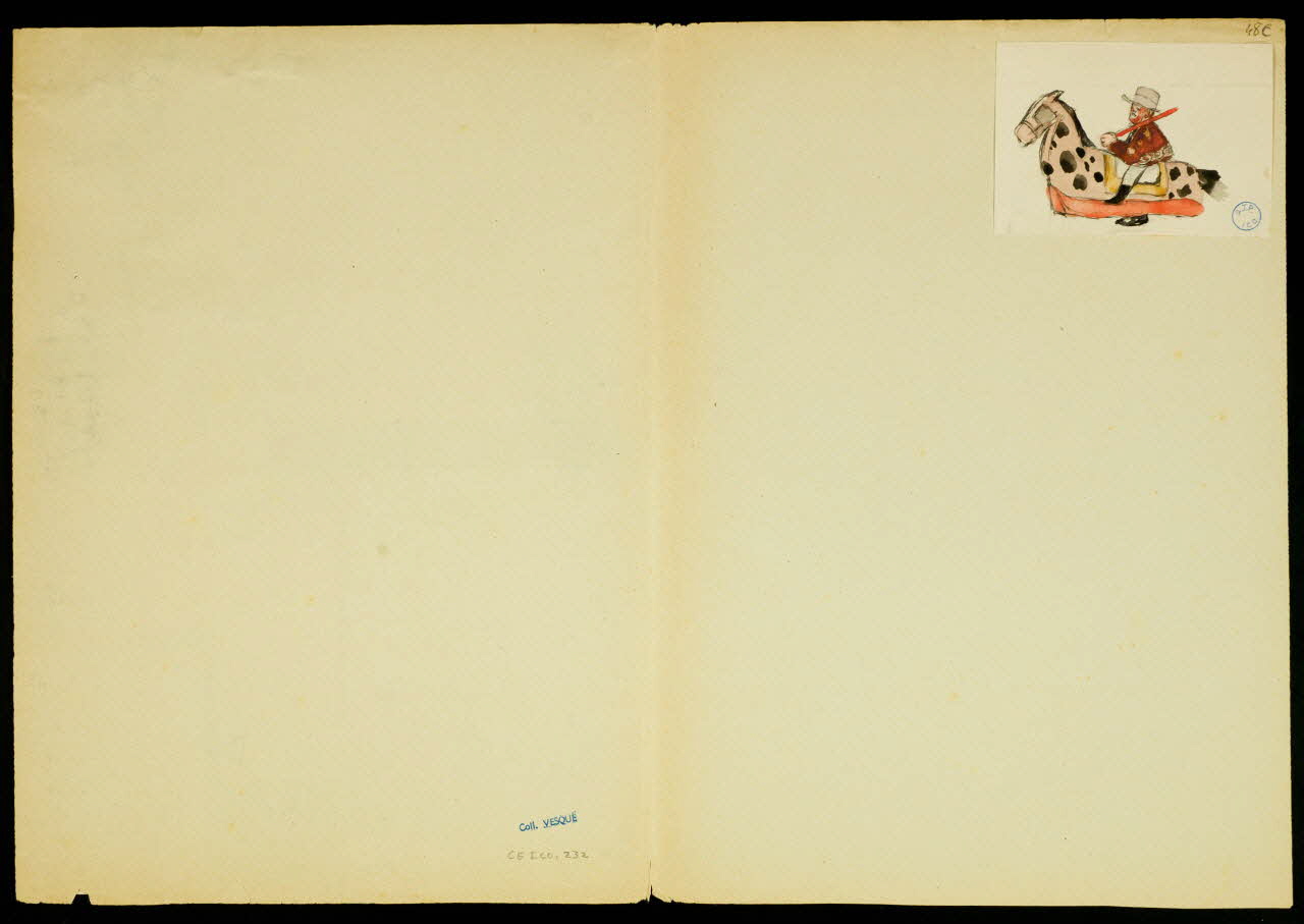 partie d'un ensemble de dessins Clowns et danseuse 1968.102.5351.2 Photo