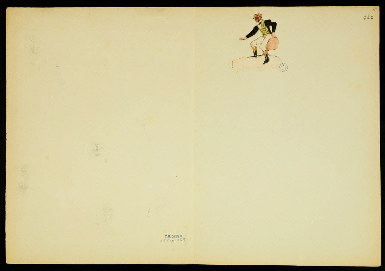partie d'un ensemble de dessins Ecuyers 1968.102.5351.24 Photo