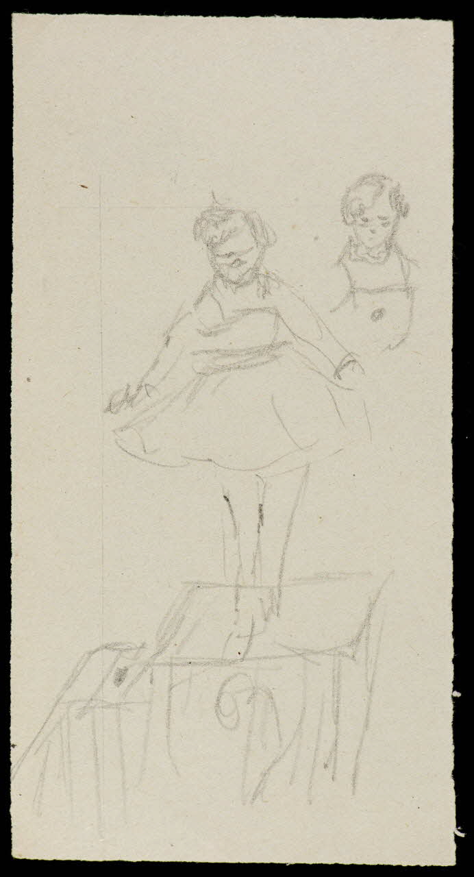 partie d'un ensemble de dessins Esquisse de personnage 1968.102.5351.31 Photo