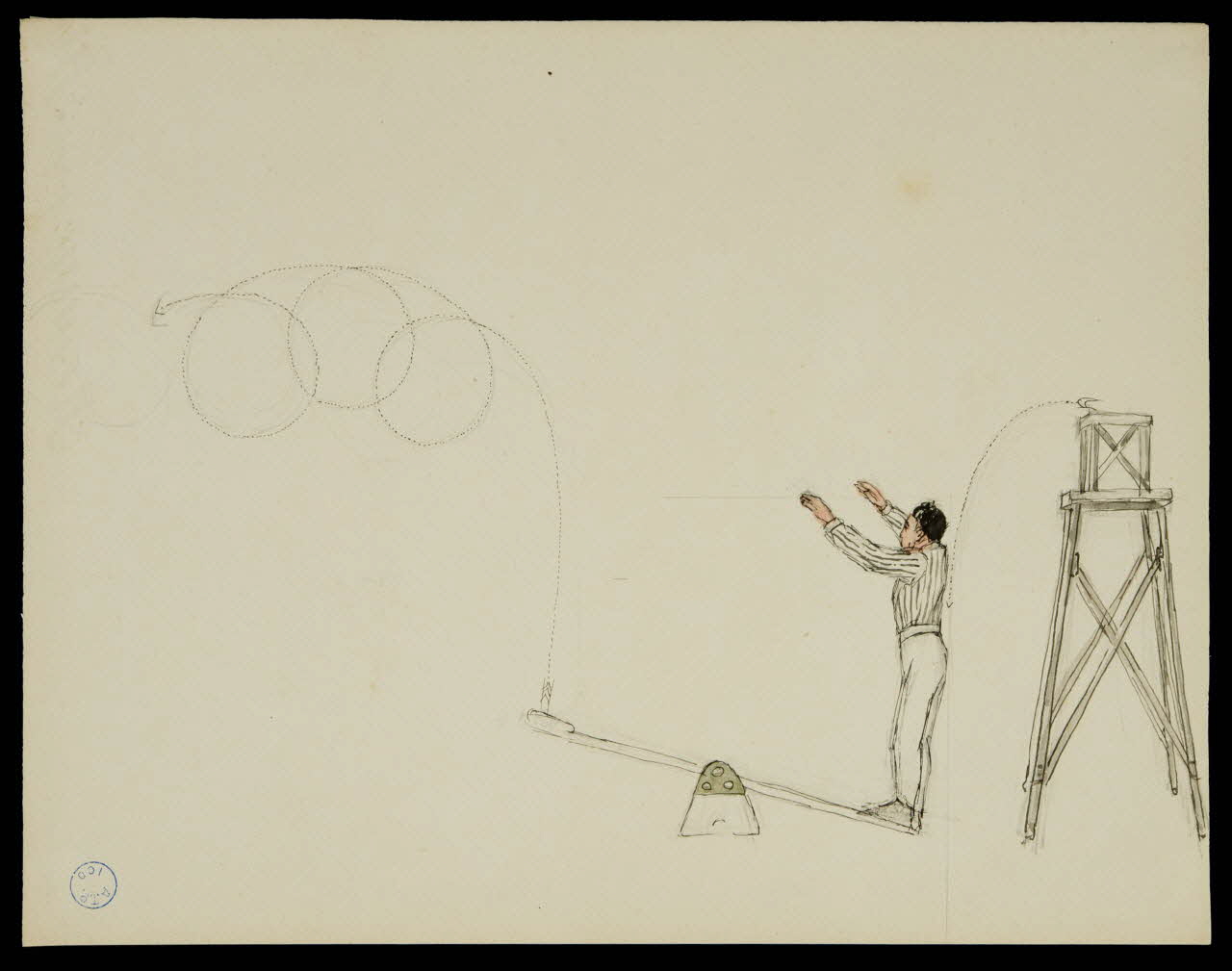 dessin Numéro d'acrobate 1968.102.5351.32 Photo