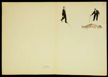 partie d'un ensemble de dessins Numéro avec un cheval et clowns 1968.102.5351.9 Photo