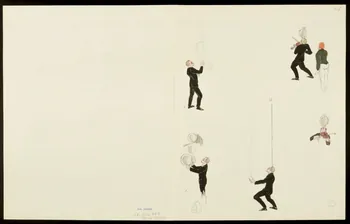 partie d'un ensemble de dessins Acrobate et jongleur 1968.102.5355.15 Photo