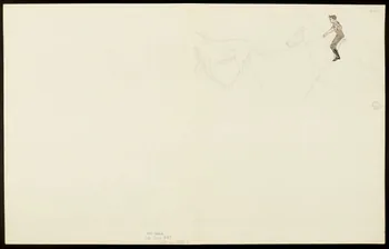 partie d'un ensemble de dessins Trapézistes et cavalier 1968.102.5355.16  Photo