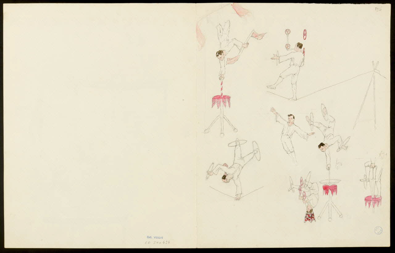 partie d'un ensemble de dessins Mr. Van Horn  Casino Municipal  Cannes 1968.102.5355.17 Photo