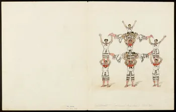 partie d'un ensemble de dessins Reis Hamad 300 Circus (Hagenberk) 22.6.30 1968.102.5355.2 Photo