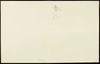 partie d'un ensemble de dessins Hommes sur patins à roulettes 1968.102.5355.9 Photo