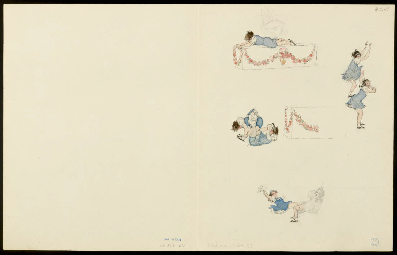 partie d'un ensemble de dessins Medrano 25 nov 33 1968.102.5356.10 Photo