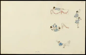partie d'un ensemble de dessins Medrano 25 nov 33 1968.102.5356.10 Photo