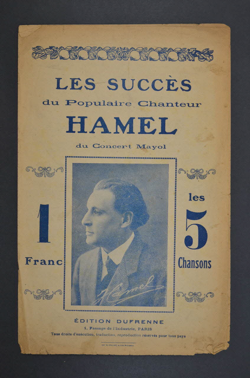 chanson petit format 1966.158.242 Photo Mucem