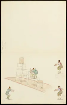 partie d'un ensemble de dessins Exercice A 1968.102.5356.17 Photo