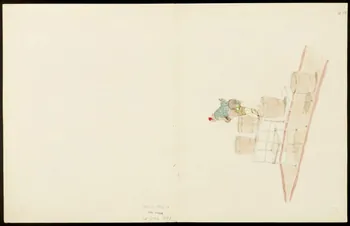 partie d'un ensemble de dessins Numéros d'équilibre avec un vélo et des tonneaux 1968.102.5356.18 Photo