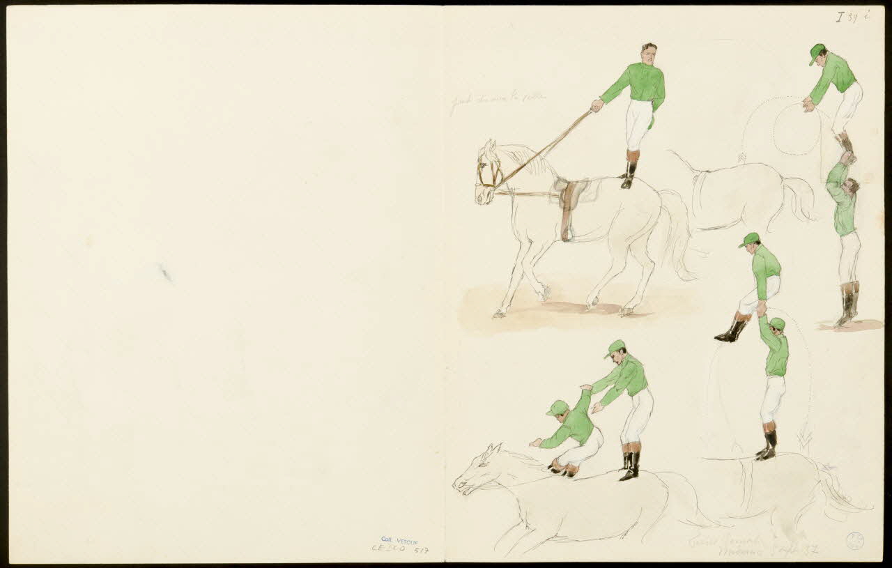 partie d'un ensemble de dessins Frères Reinsch  Medrano 5 sept. 37 1968.102.5357.10 Photo