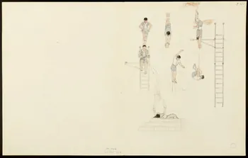 partie d'un ensemble de dessins Le monstre de Loch Ness 1968.102.5357.13 Photo