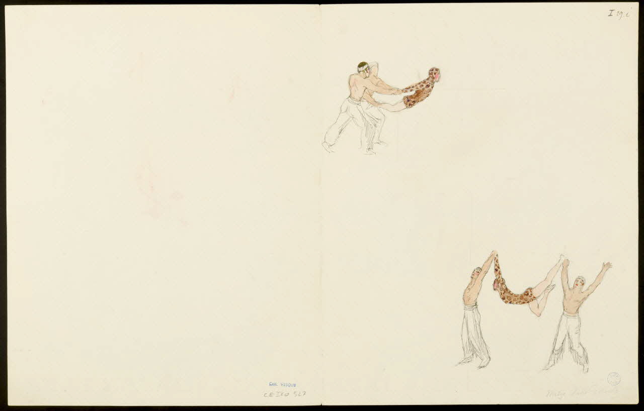 partie d'un ensemble de dessins Mitzi chésio Danilo 1968.102.5357.20 Photo