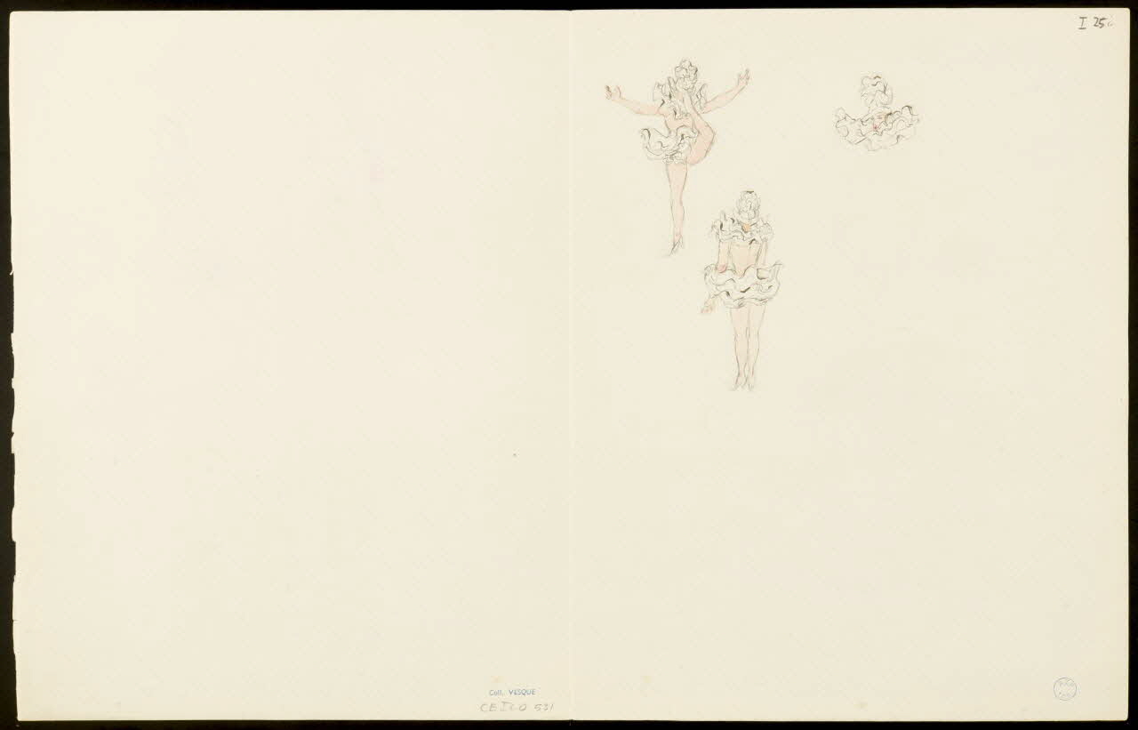 partie d'un ensemble de dessins Personnages en costume 1968.102.5357.24 Photo