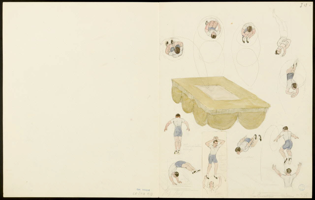 partie d'un ensemble de dessins Les Franklin Medrano 28 3 36 1968.102.5357.6 Photo