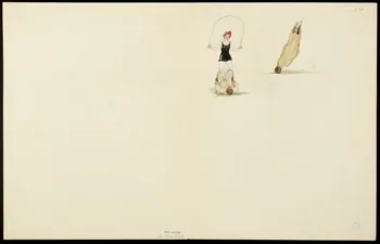 partie d'un ensemble de dessins Beatrice Percellys Medrano 27 mars 37 1968.102.5358.10 Photo