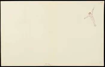 partie d'un ensemble de dessins Trapéziste et jongleurs 1968.102.5358.16  Photo