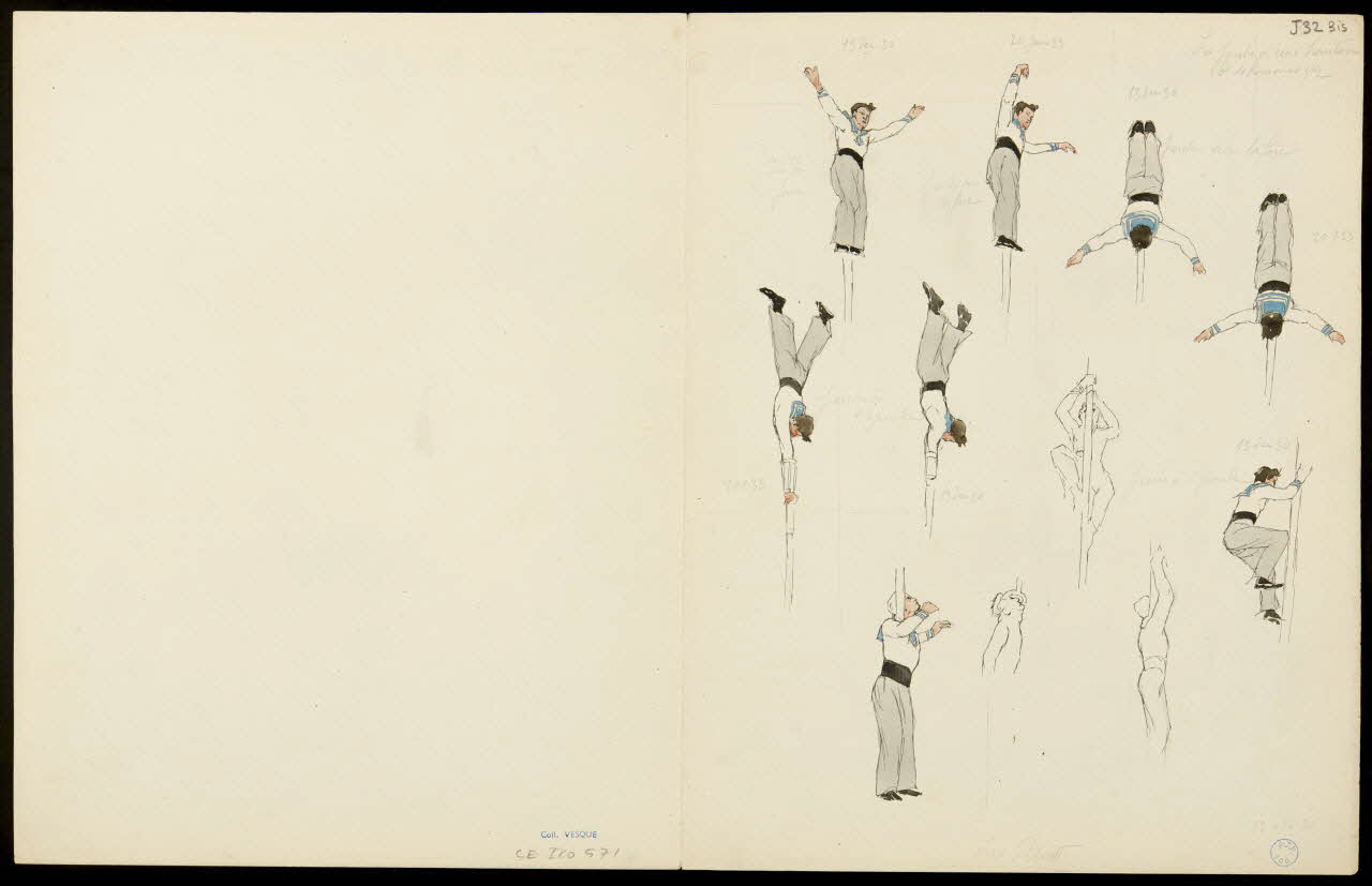 partie d'un ensemble de dessins Les Elliett 1968.102.5358.18 Photo