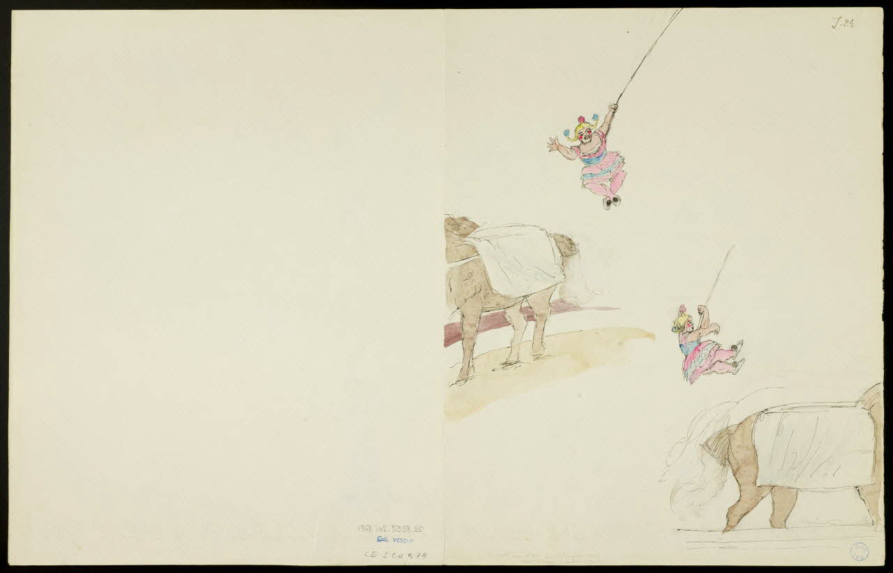 partie d'un ensemble de dessins Numéros d'animaux 1968.102.5358.26 Photo