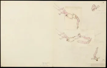 partie d'un ensemble de dessins Clowns et acrobates 1968.102.5358.5 Photo