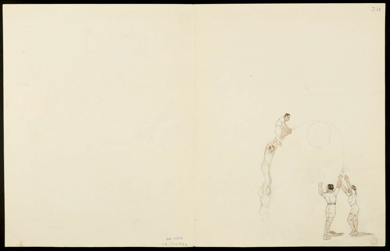 partie d'un ensemble de dessins Medrano 27 oct 34 1968.102.5358.7 Photo