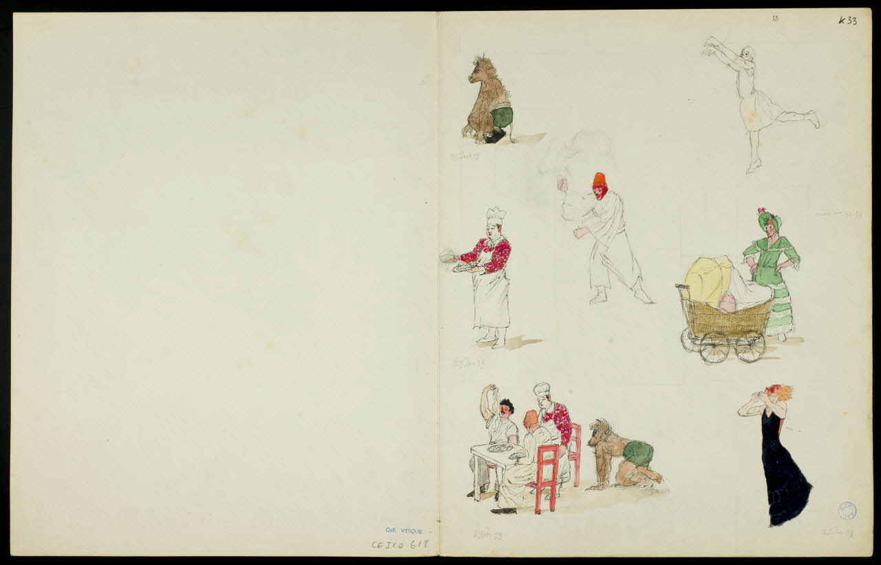 partie d'un ensemble de dessins "L'après midi d'un faune" 1968.102.5359.17 Photo