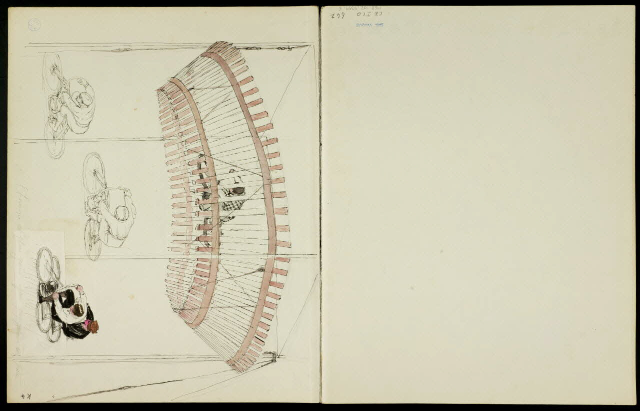 partie d'un ensemble de dessins Numéros d'acrobates 1968.102.5359.5 Photo