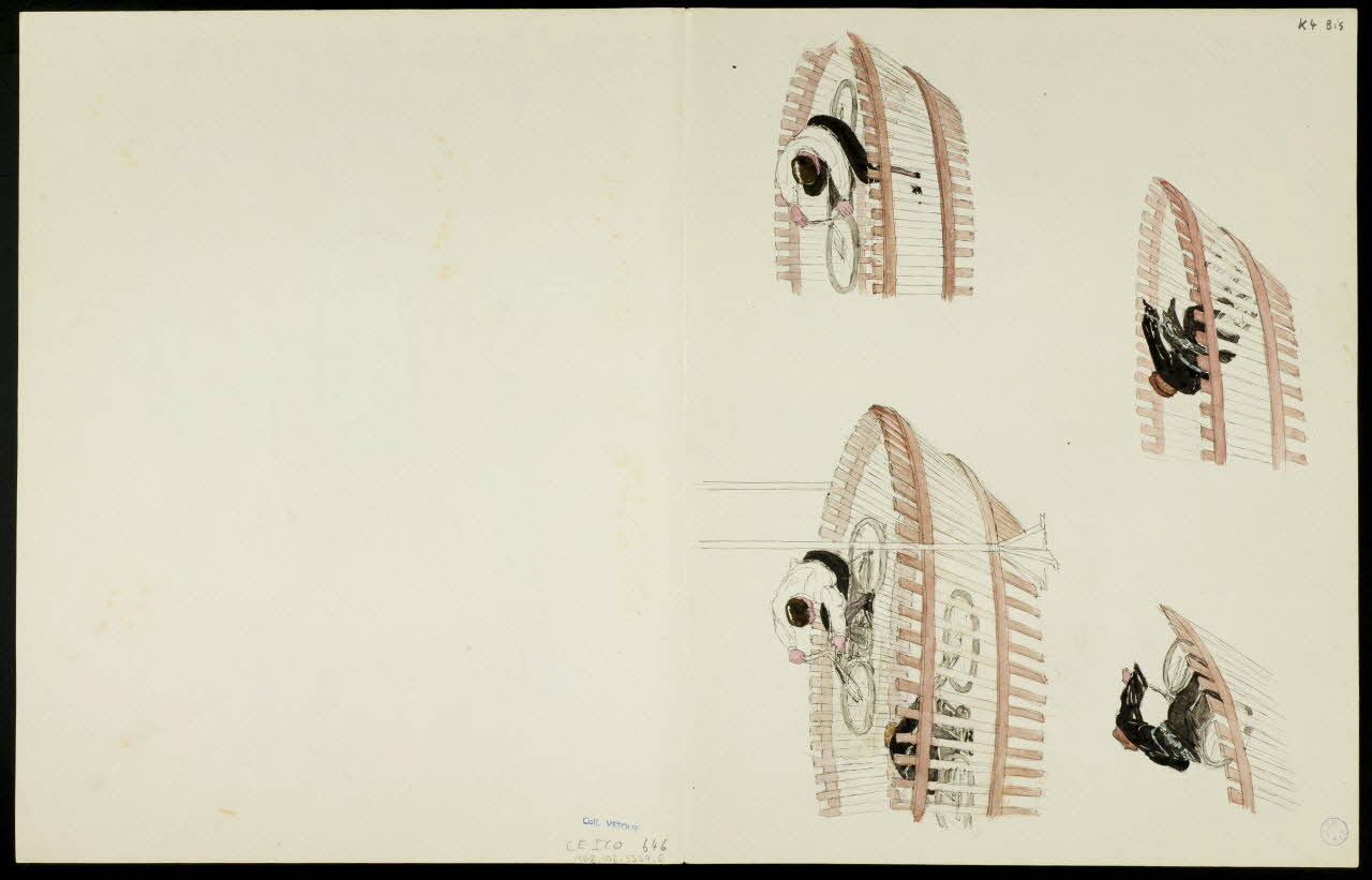 partie d'un ensemble de dessins Numéros d'acrobates 1968.102.5359.6 Photo