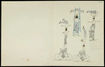partie d'un ensemble de dessins Numéros d'acrobates 1968.102.5359.6 Photo