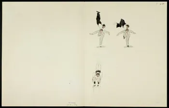 partie d'un ensemble de dessins Oreste et Or du Rhin 1968.102.5360.12 Photo