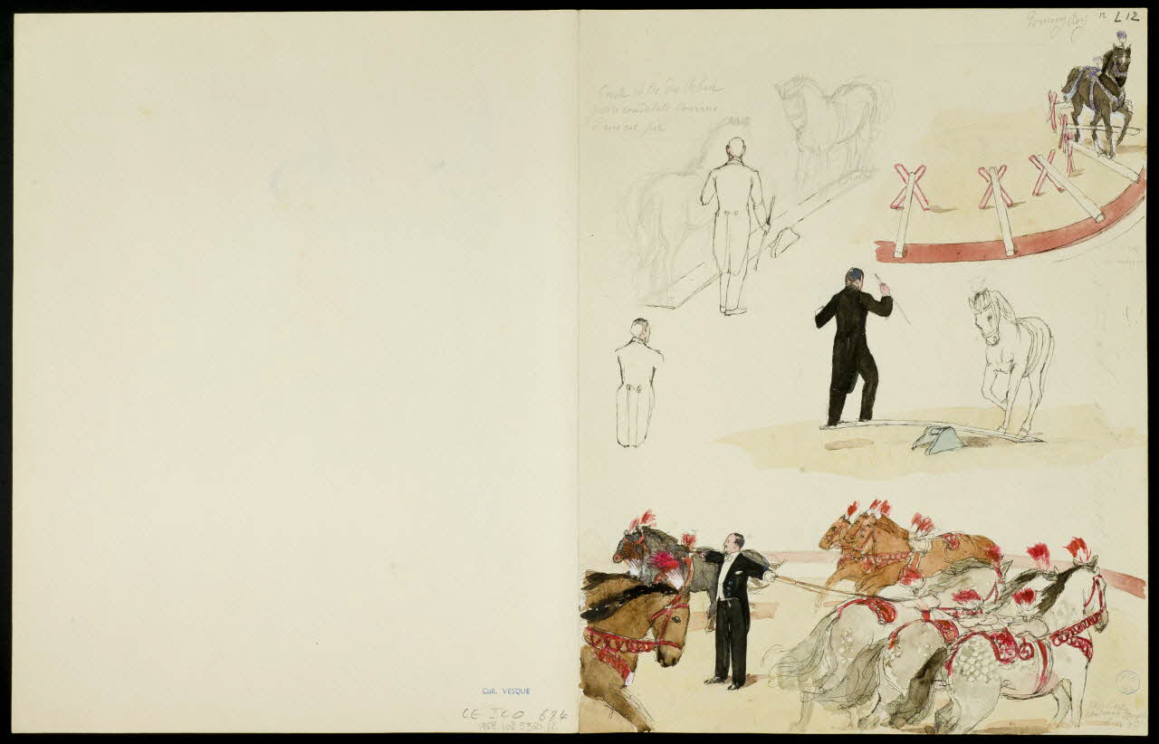 partie d'un ensemble de dessins Oreste et Or du Rhin 1968.102.5360.12 Photo
