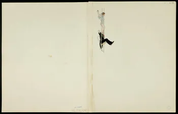 partie d'un ensemble de dessins Numéro de fauve et numéro d'acrobate 1968.102.5360.13 Photo