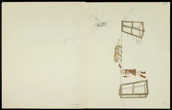 partie d'un ensemble de dessins Numéro de fauve et numéro d'acrobate 1968.102.5360.13 Photo