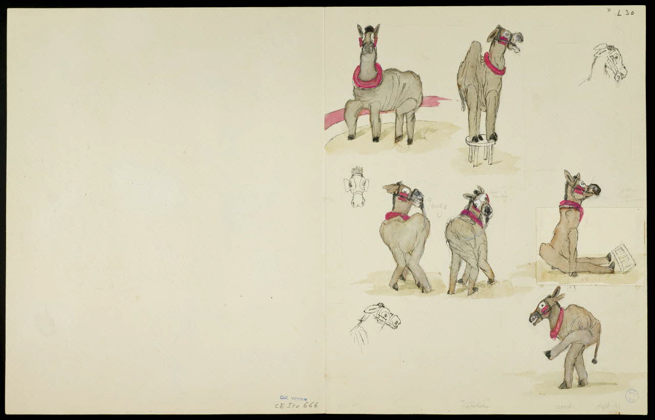 partie d'un ensemble de dessins "Cavichon" 1968.102.5360.16 Photo