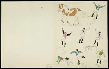 partie d'un ensemble de dessins "Cavichon" 1968.102.5360.16 Photo