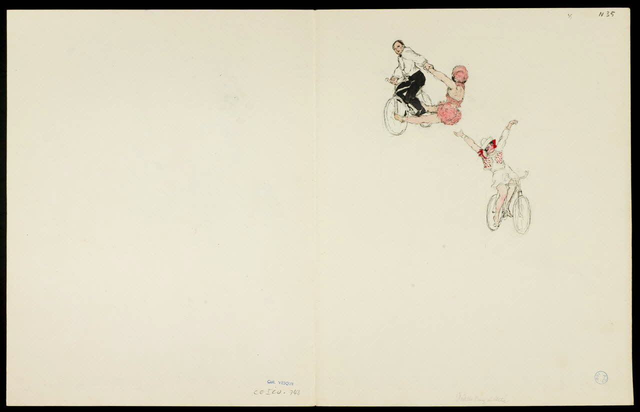 partie d'un ensemble de dessins Rodella Ruiz et Artix 1968.102.5362.10 Photo