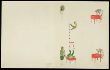 partie d'un ensemble de dessins Numéros d'acrobates 1968.102.5362.11 Photo