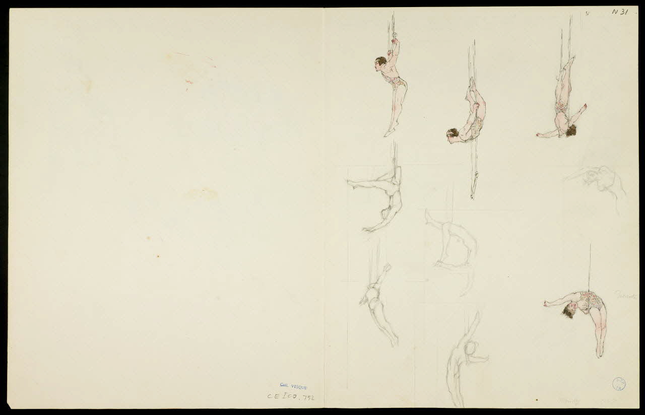 partie d'un ensemble de dessins Mirielly 1968.102.5362.14 Photo