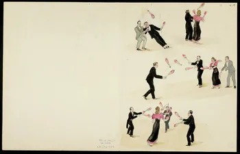 partie d'un ensemble de dessins Numéro équestre 1968.102.5362.17  Photo