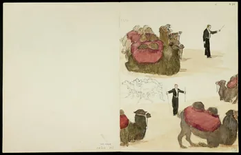 partie d'un ensemble de dessins Dresseur de chameaux 1968.102.5362.20 Photo