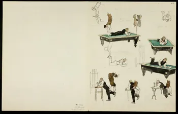 partie d'un ensemble de dessins Acrobates 1968.102.5362.4 Photo