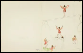partie d'un ensemble de dessins Funambule 1968.102.5362.5 Photo