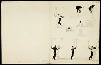 partie d'un ensemble de dessins Jongleurs 1968.102.5362.7 Photo