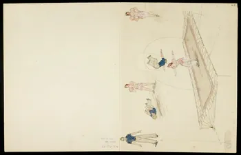 partie d'un ensemble de dessins Jongleurs 1968.102.5362.7 Photo