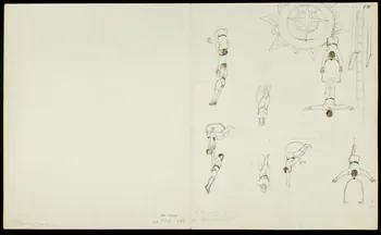 partie d'un ensemble de dessins Trapézistes 1968.102.5363.11 Photo