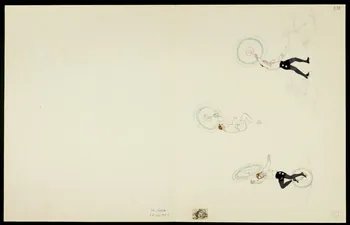 partie d'un ensemble de dessins Numéro de funambule 1968.102.5363.14 Photo