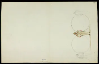 partie d'un ensemble de dessins Acrobate au cerceau 1968.102.5363.18 Photo