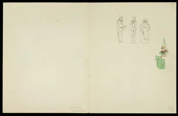partie d'un ensemble de dessins Clowns 1968.102.5363.2 Photo